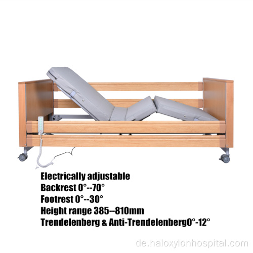 Holzpflege Ältere Bett-Patienten-Bett-Krankenhaus